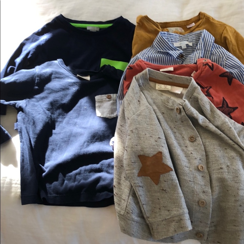 Boys Long sleeve shirts/sweatshirts size 2/3